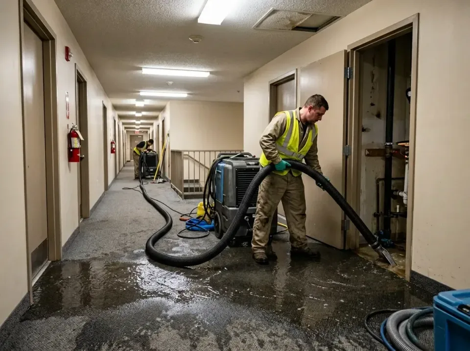 multi-unit-apartment-hallway-f-005 — frequently asked questions, Emergency Burst Pipe Water Extraction & Removal in Swartz,…